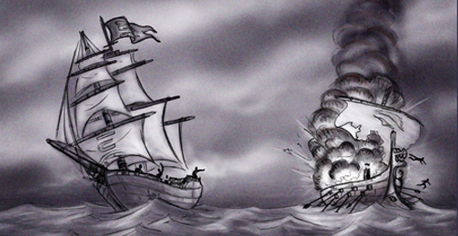 Curran at Sea